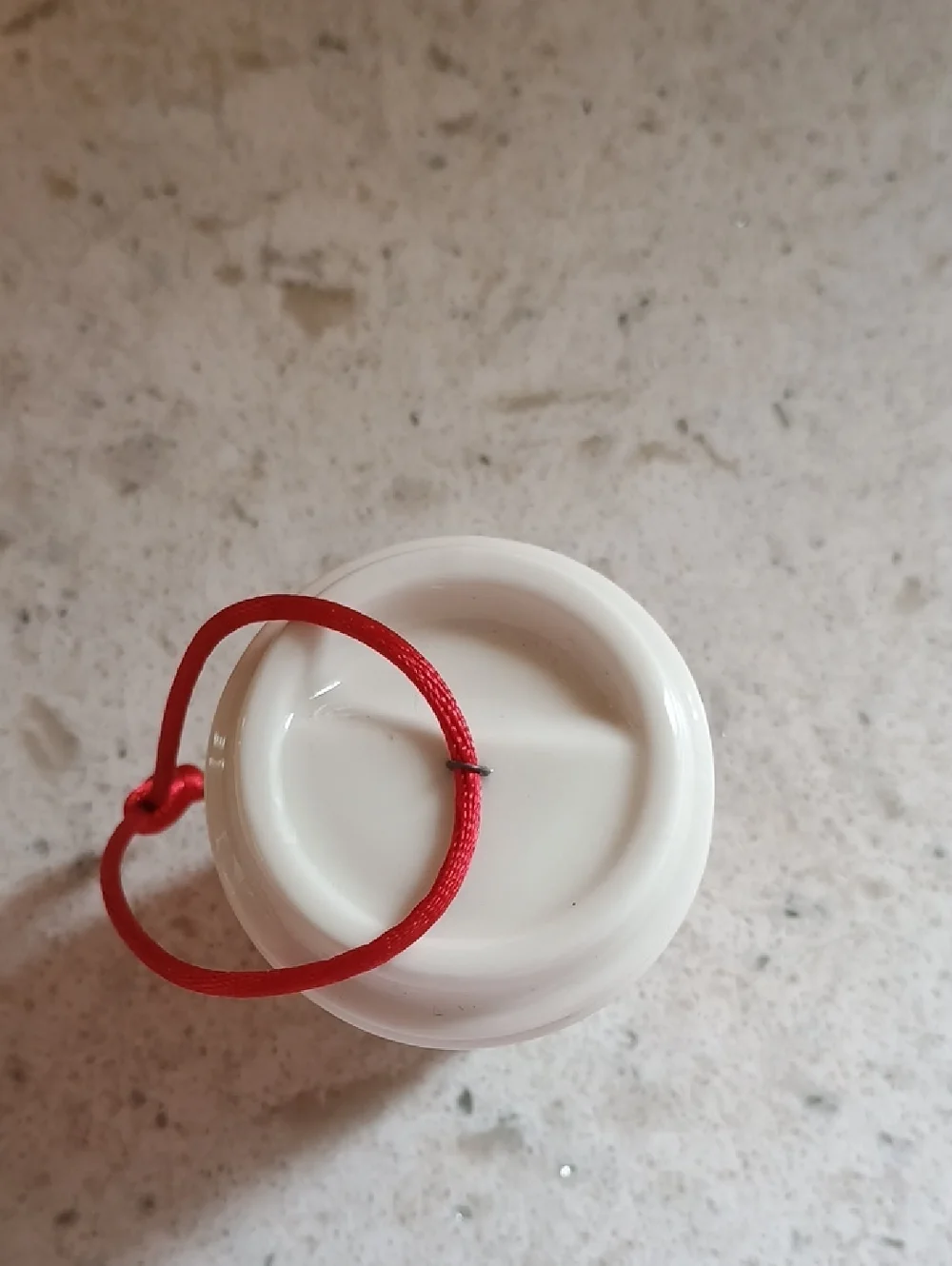 2011 Starbucks Red Holiday Mini Cup Ceramic Ornament